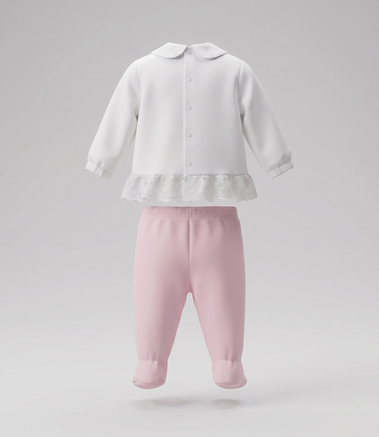 Conjunto recién nacida  F13221270102 rosado 4 Kids-1