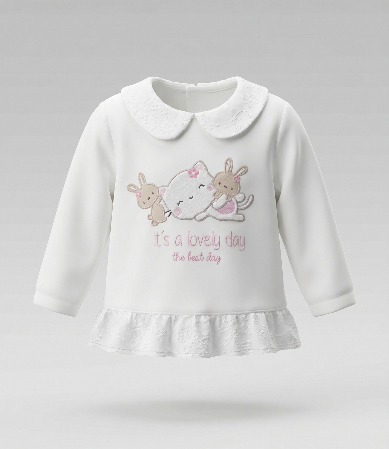 Conjunto recién nacida  F13221270102 rosado 4 Kids-2