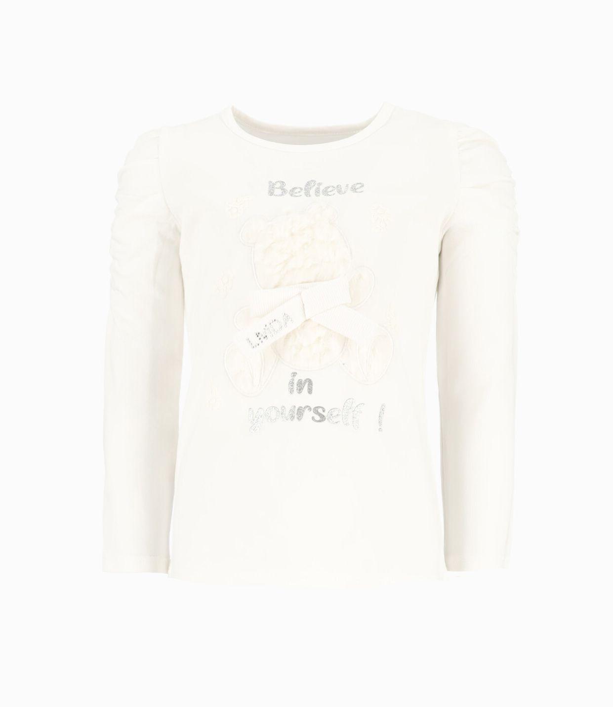 Polera niña con oso blanco Limonada-0