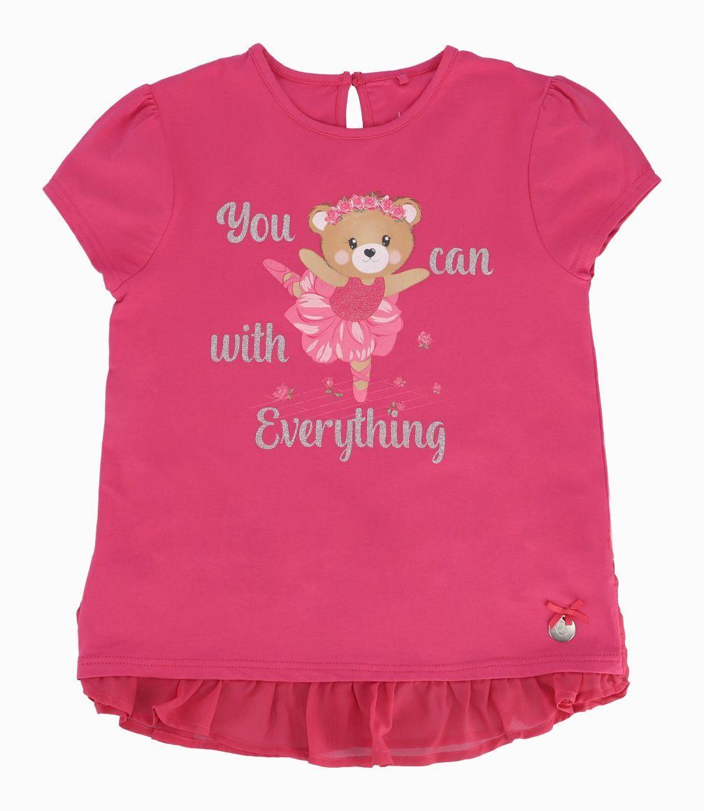 Polera Osa Bailarina Niña Frutilla Limonada-0