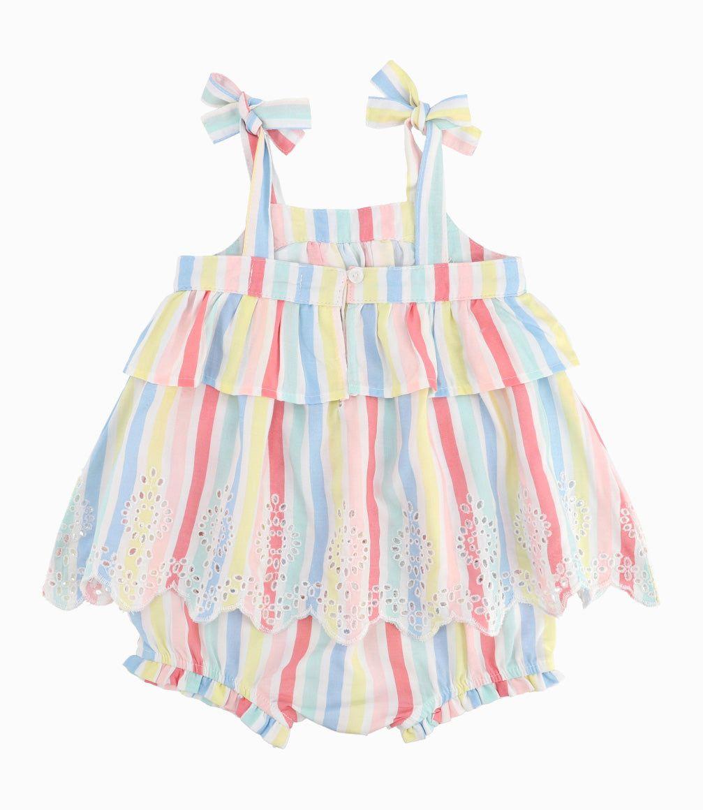 Vestido Recién Nacida Bordado Varios-1