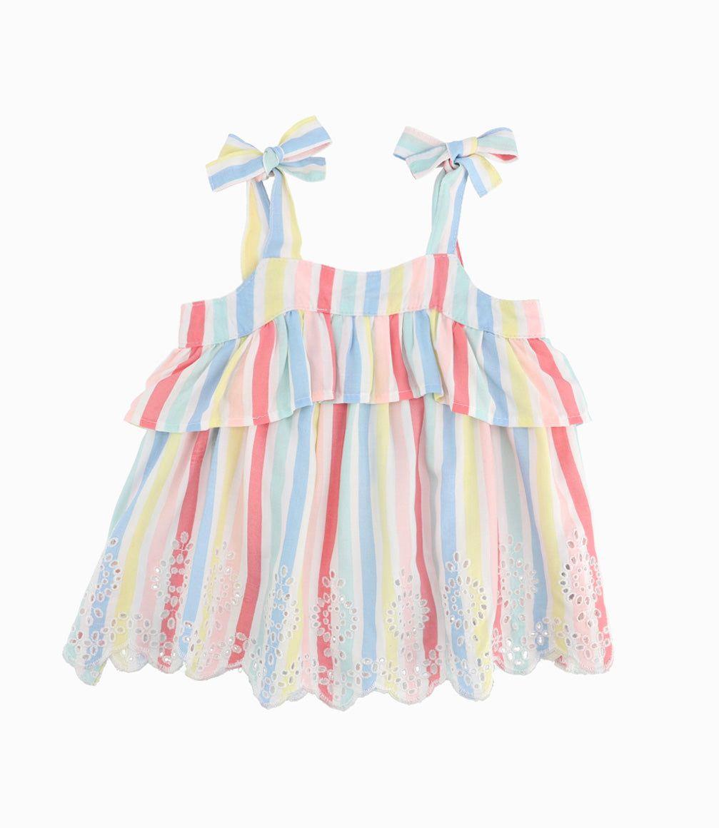 Vestido Recién Nacida Bordado Varios-7