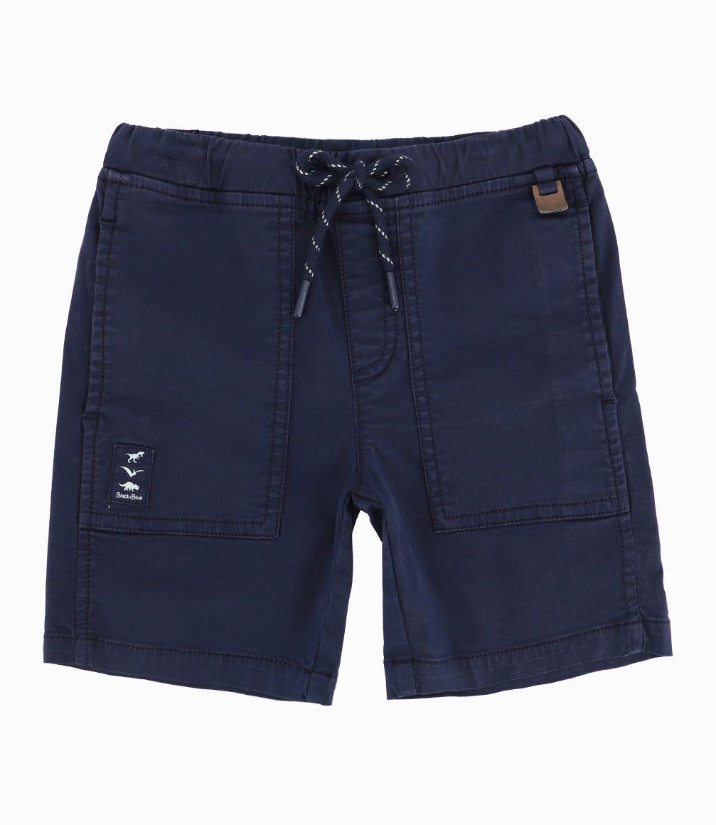 Bermuda Niño Básica Azul Marino-2