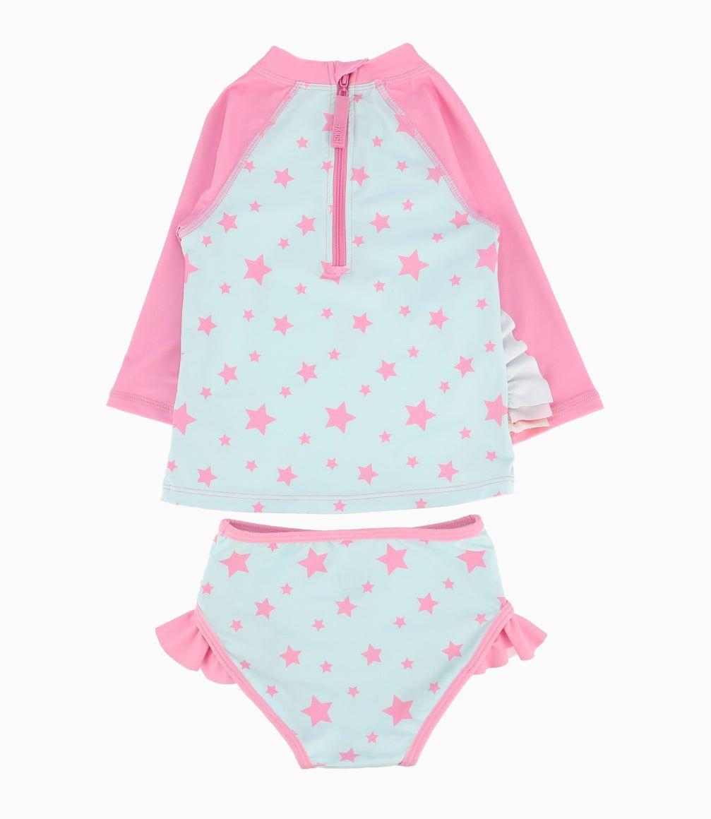 Traje De Baño Bebé Niña Unicornio Rosado-6