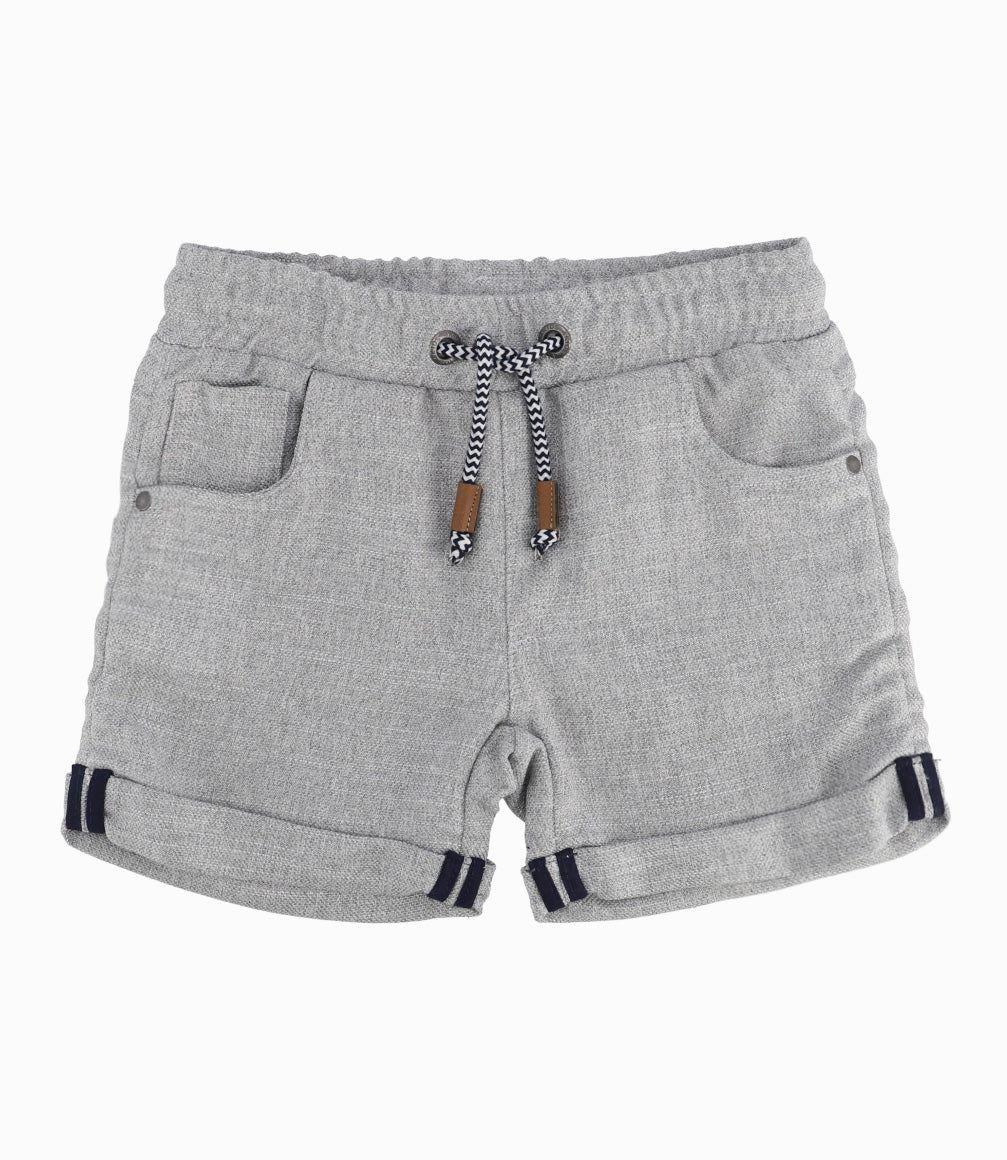 Bermuda Niño Básico Gris-6