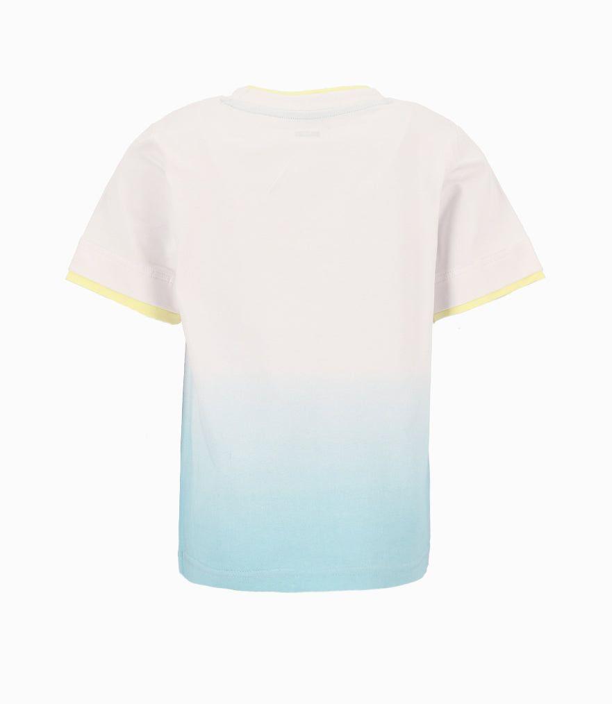 Polera Niño Tie Dye Turquesa-6
