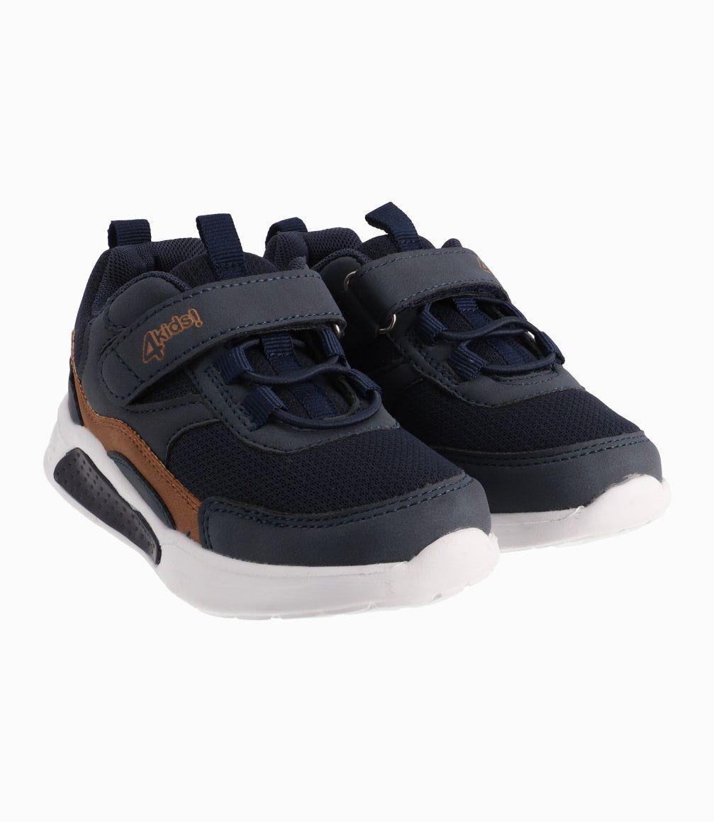 Zapatilla Caminante Con Luces 4 Kids Base Negro-4