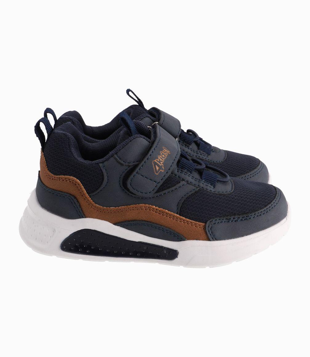Zapatilla Caminante Con Luces 4 Kids Base Negro-2