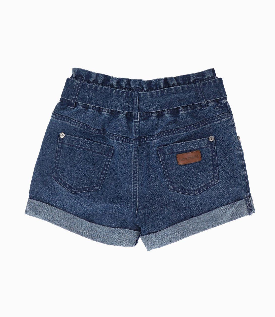 Short niña con lazo azul Limonada-1