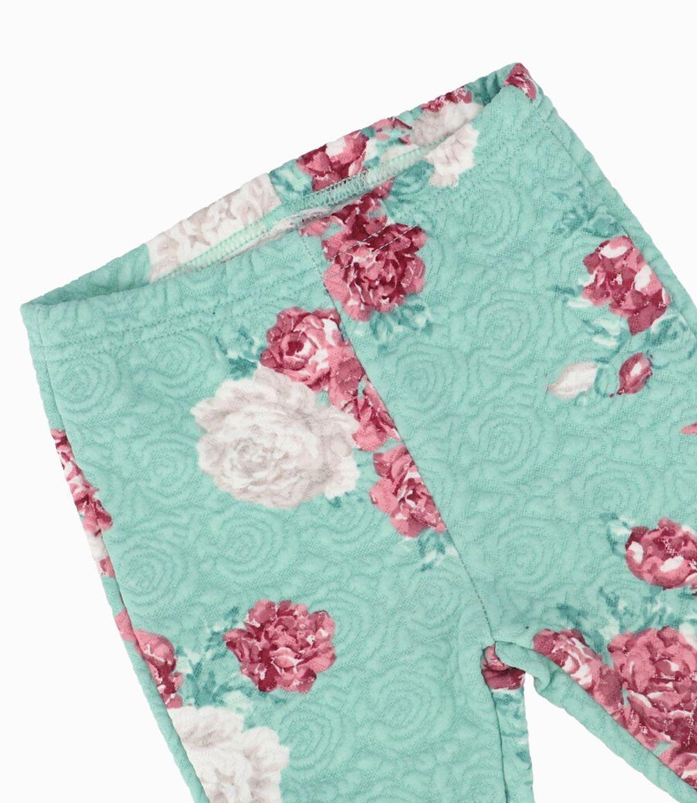 Conjunto Jacquard Recién Nacida Crudo Limonada-4