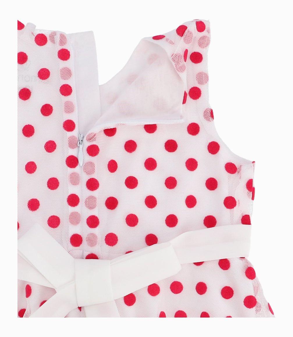 Vestido Niña Con Puntos-8