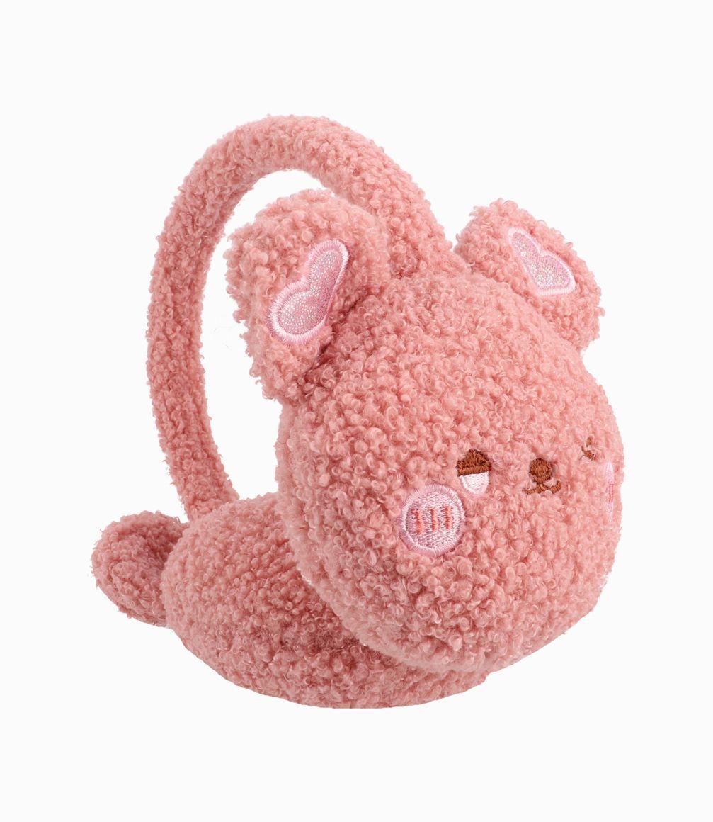 Orejeras Niña Con Conejito 4 Kids Rosado-0