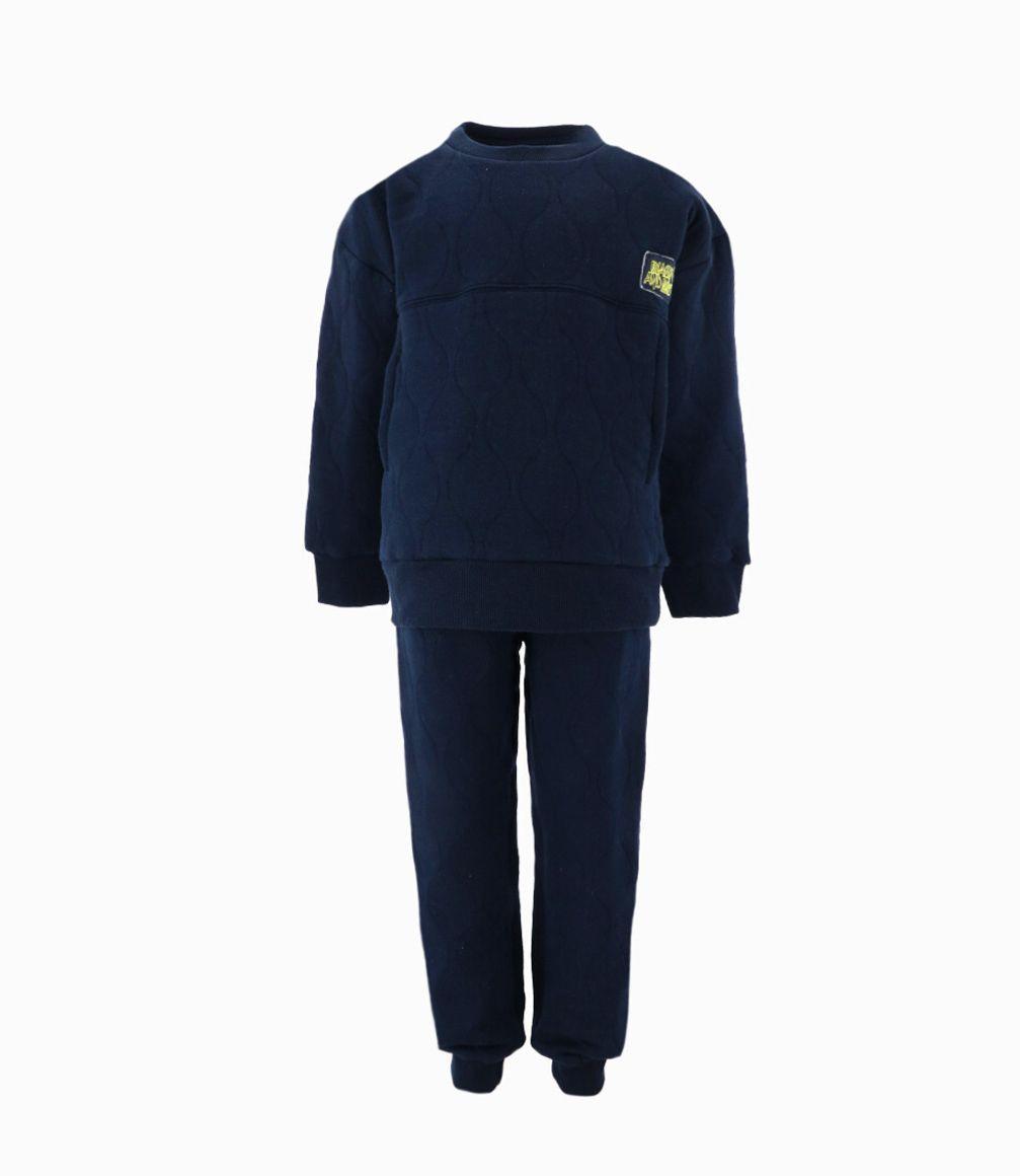 Conjunto buzo niño azul marino Black and Blue-0