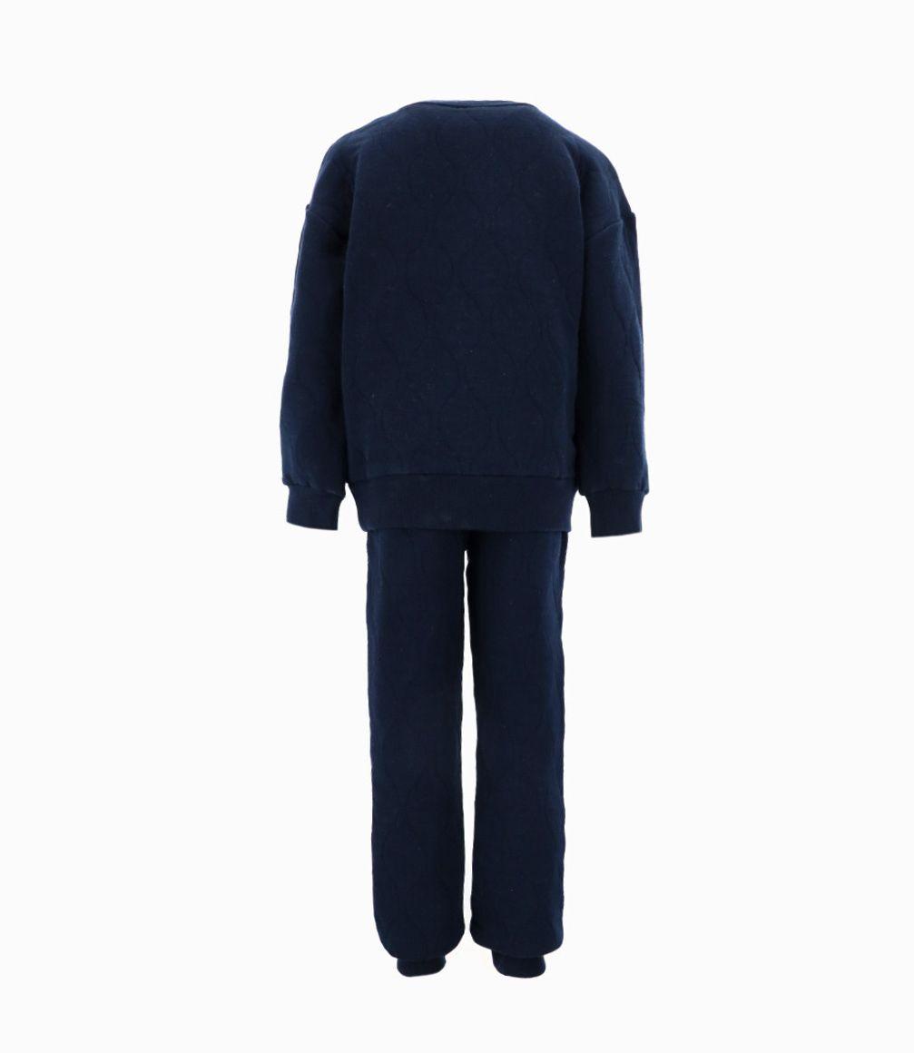 Conjunto buzo niño azul marino Black and Blue-1