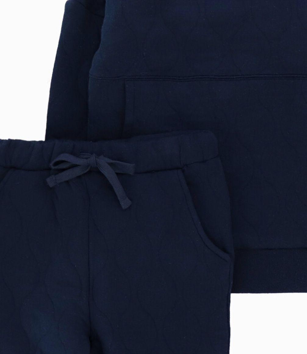 Conjunto buzo niño azul marino Black and Blue-3