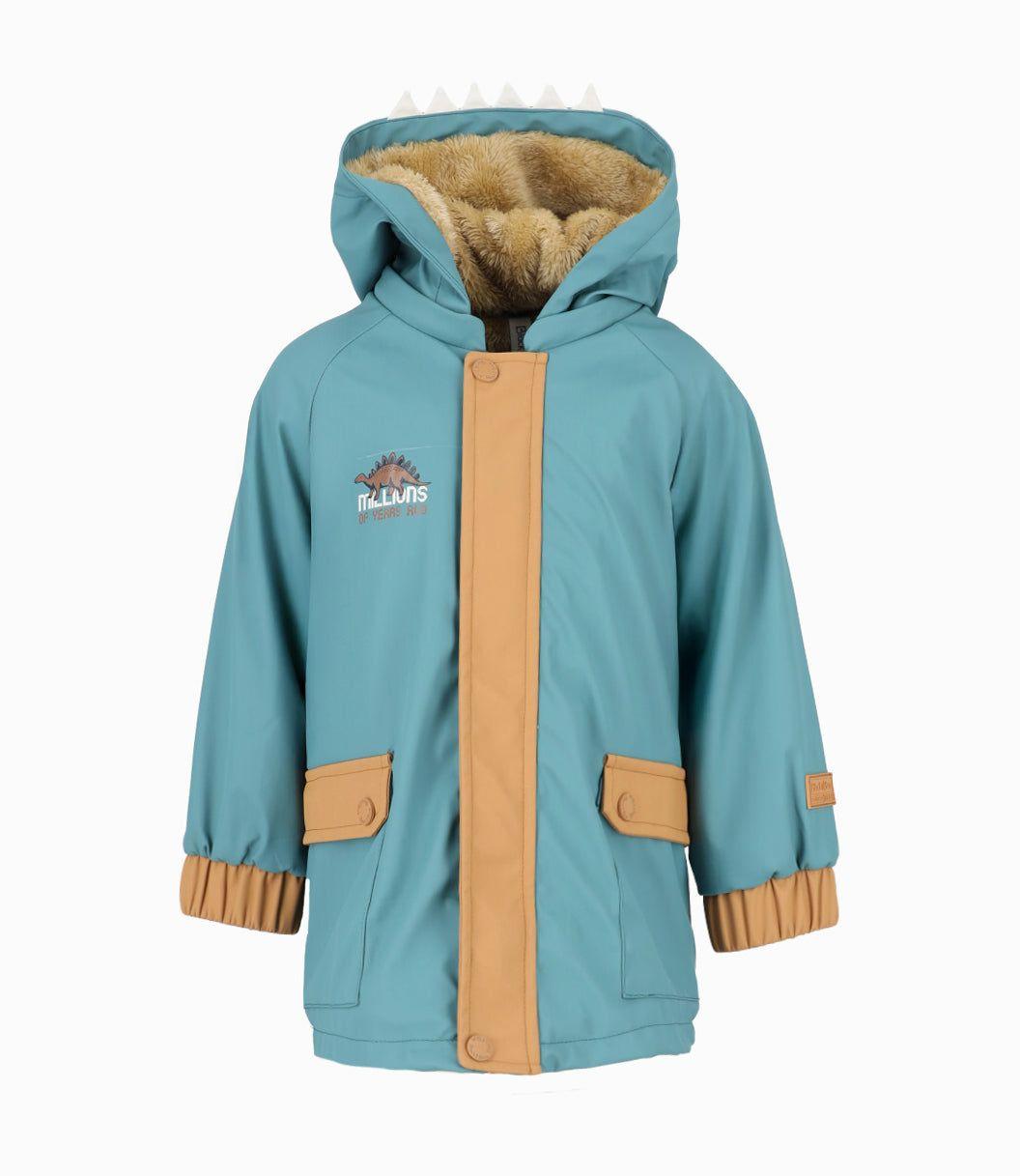 Chaqueta bebés de dinosaurio petróleo Black and Blue-0