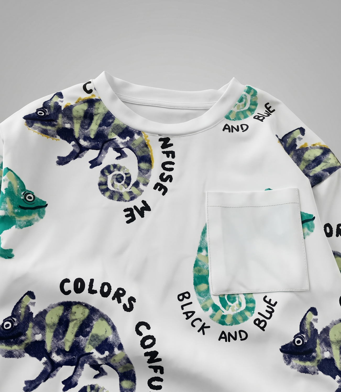 Polera manga larga niño  B11011270203 crudo Black and blue-2