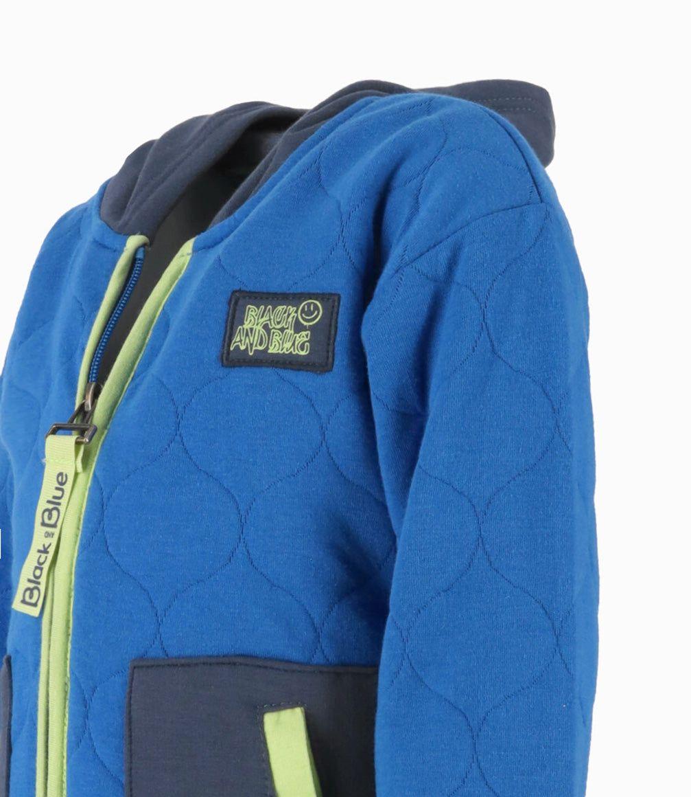 Polerón bebés acolchado azul marino Black and Blue-2