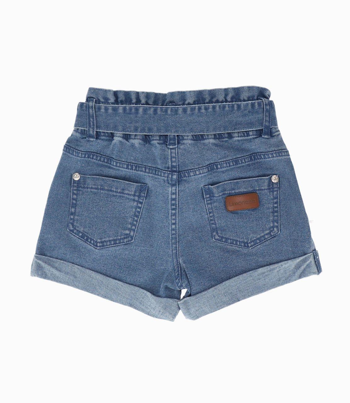 Short niña con lazo celeste Limonada-1