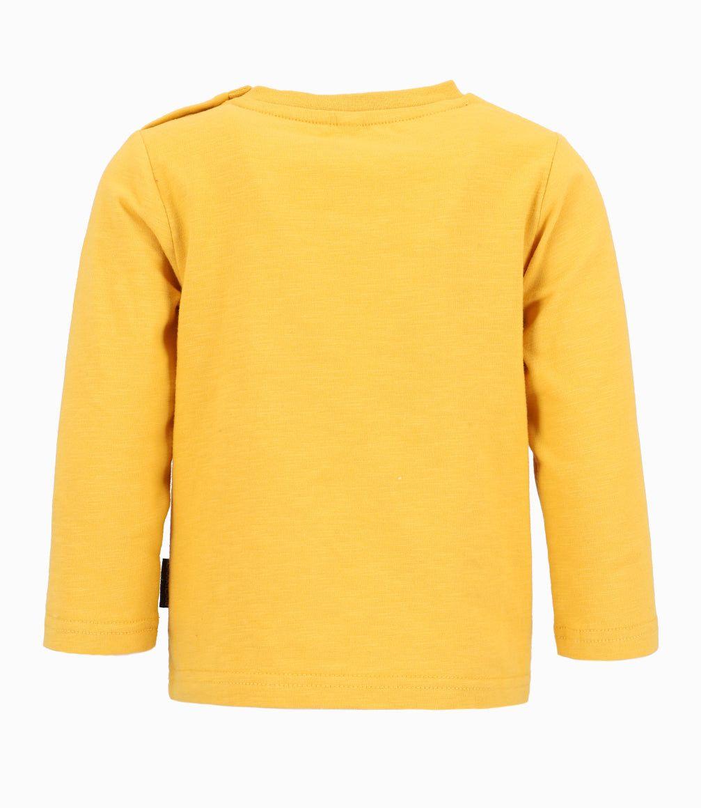 Polera Bebé Jaspeado Mostaza-3