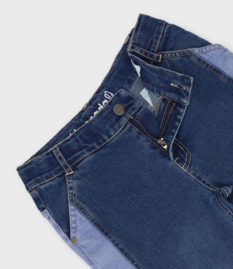 Jeans niña bicolor azul Limonada-3