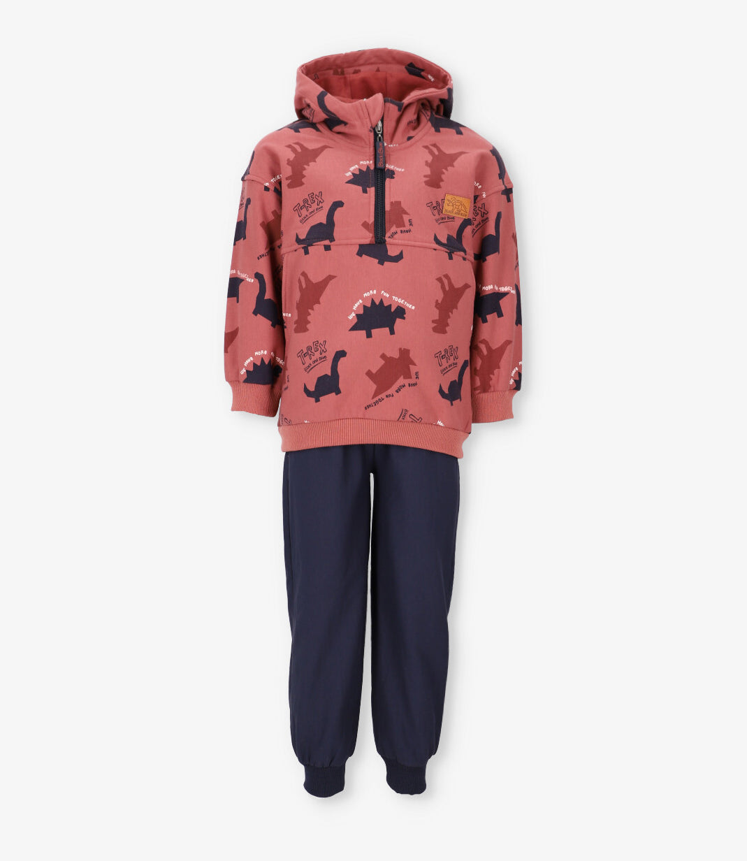 Buzo niño con dinosaurios terracota Black and blue-0