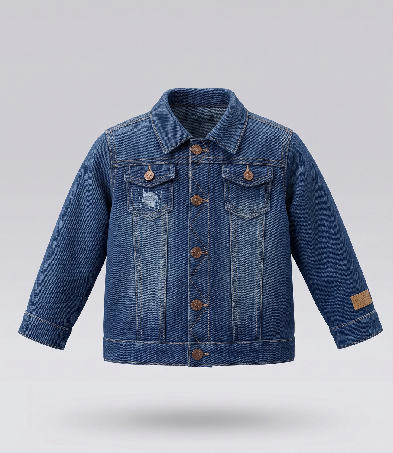 Chaqueta niño  B11071270109 denim azul Black and blue-2