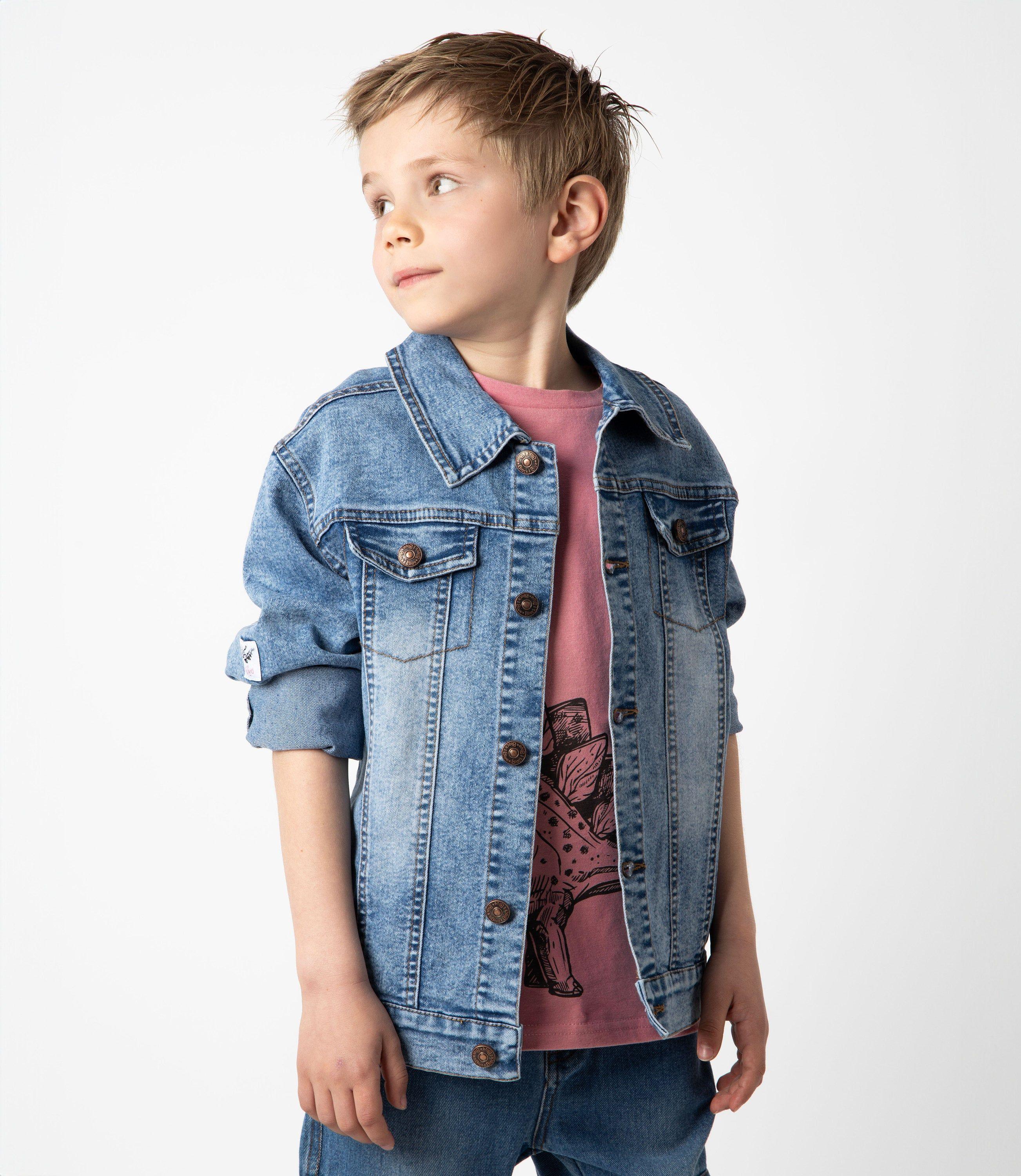 Chaqueta niño denim azul Black and Blue-1