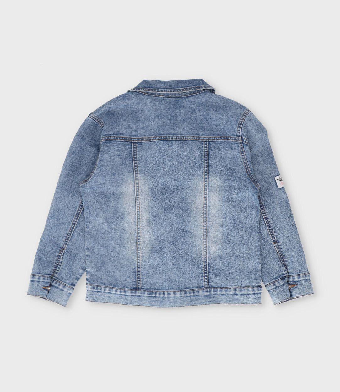 Chaqueta niño denim azul Black and Blue-2