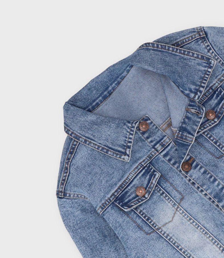 Chaqueta niño denim azul Black and Blue-3