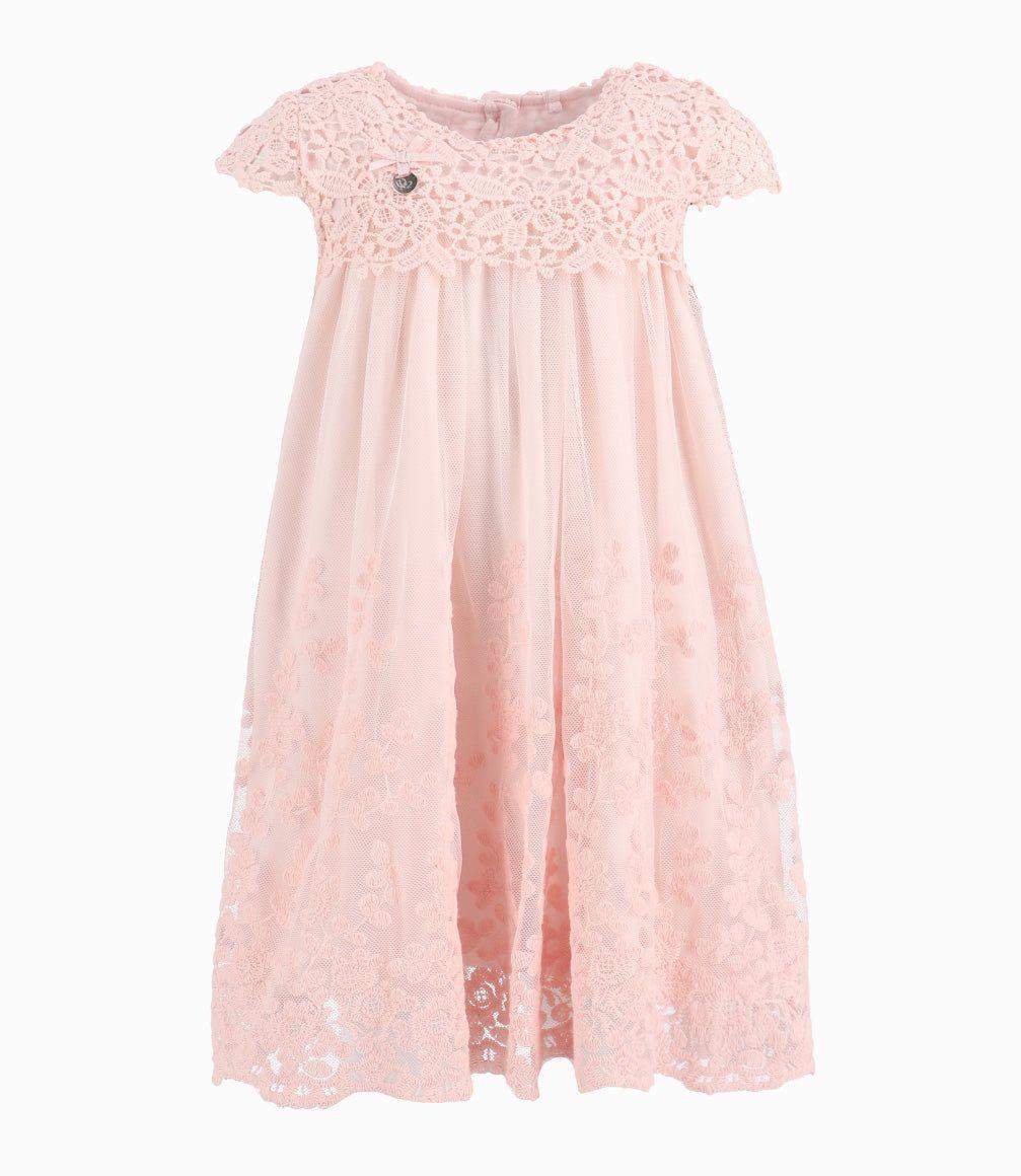 Vestido Bebé Ocasión Formal Palo Rosa-2