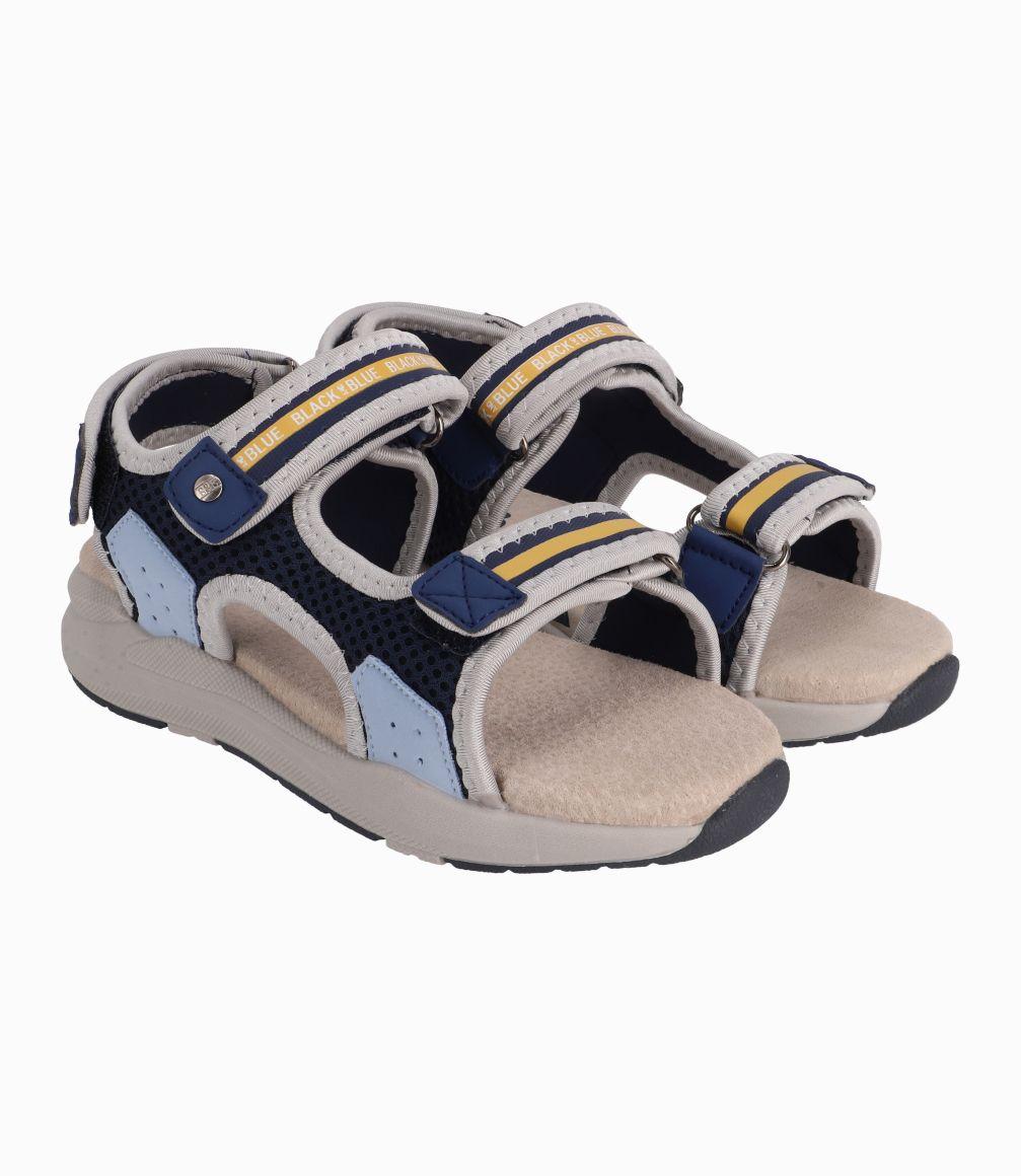 Sandalia Chunky Niño Azul Black and Blue-0