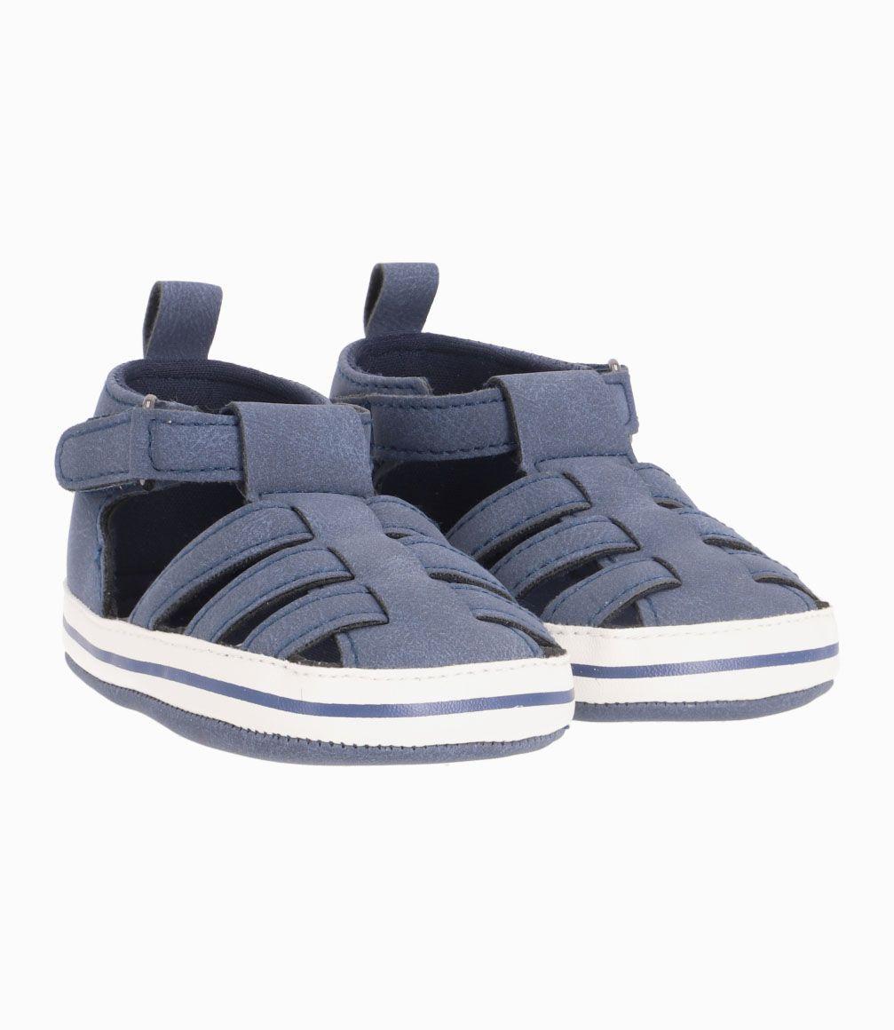 Sandalia Cangrejera Recién Nacido Azul Marino 4 Kids-0