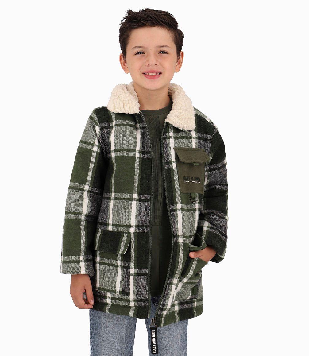 Chaqueta Niño Leñadora Black And Blue Verde-0