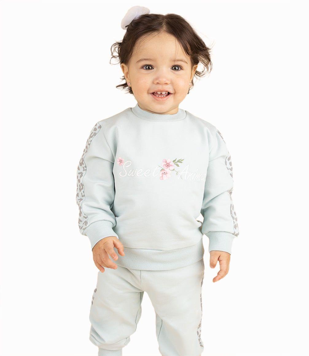 Buzo Bebé Niña Animal Print Menta-3