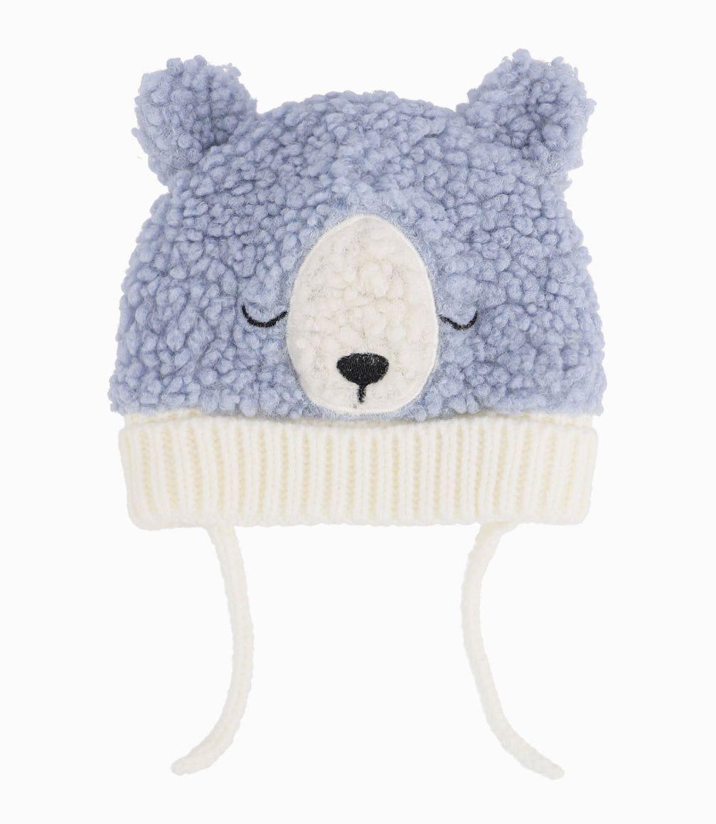 Gorro De Osito Recién Nacido Menta Black and Blue-0