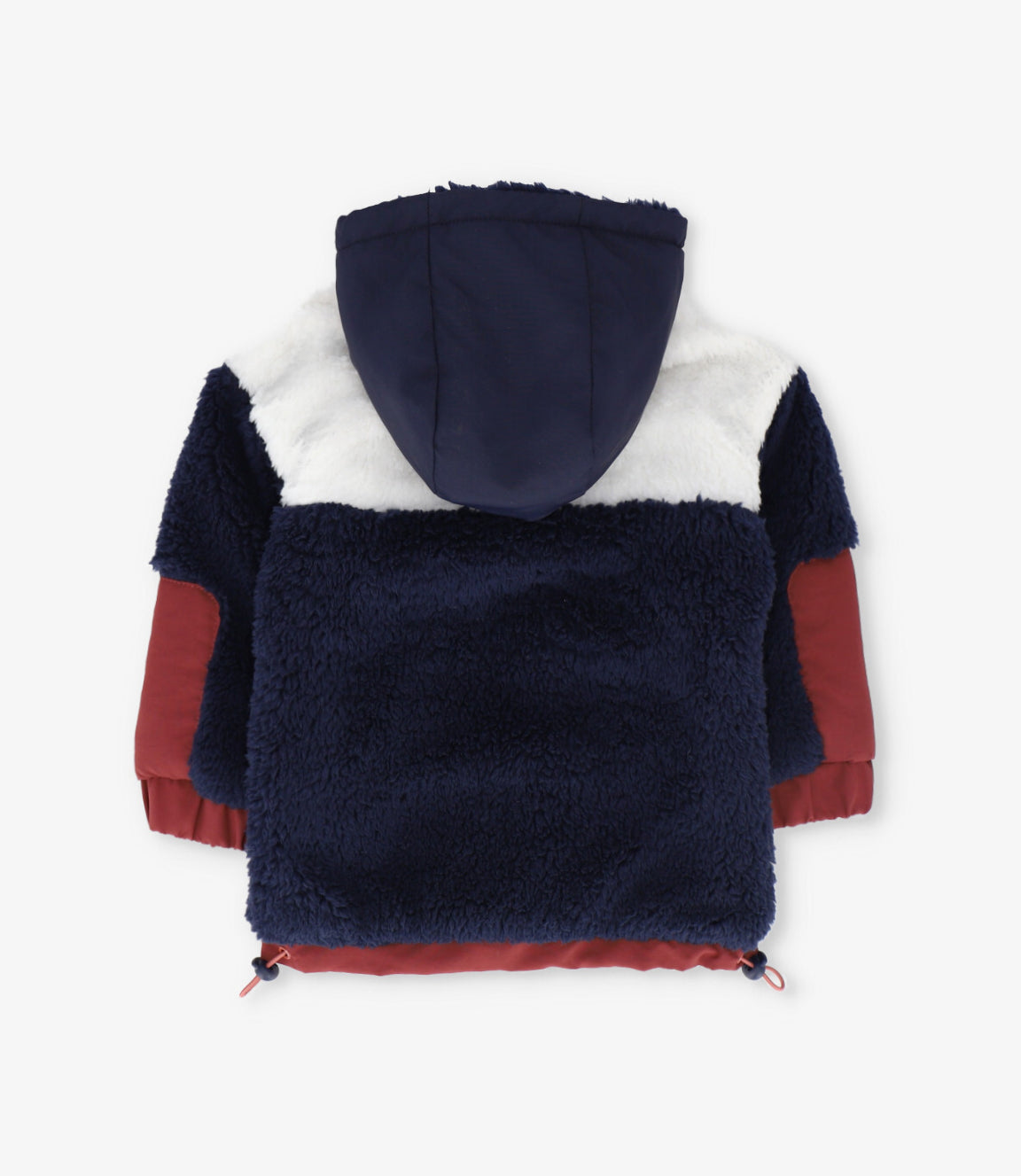 Chaqueta niño sherpa azul Black and blue-2