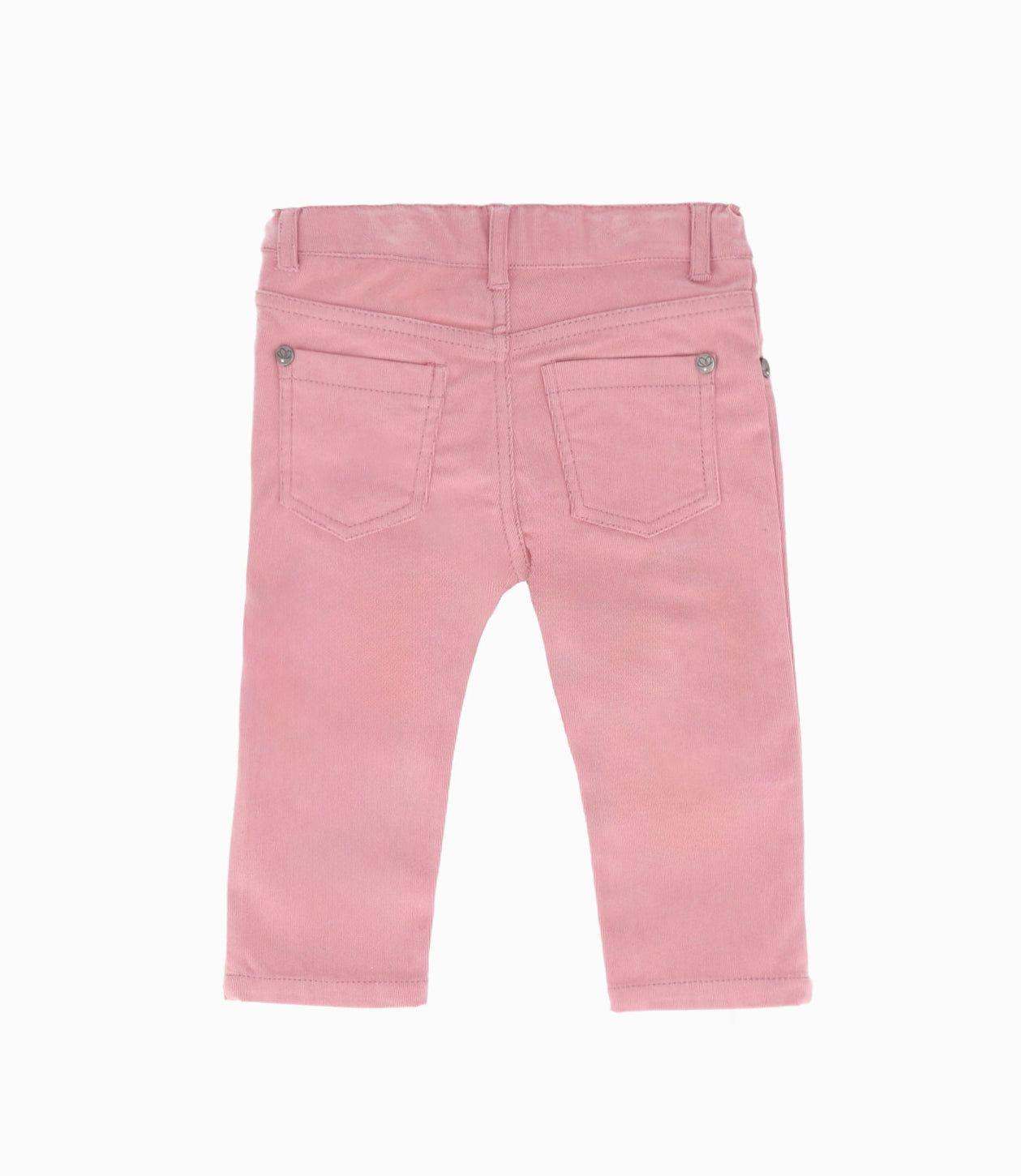Pantalón bebés de cotelé palo rosa Limonada-1