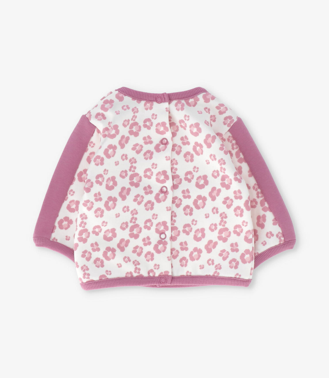 Buzo recién nacida animal print palo rosa Limonada-2