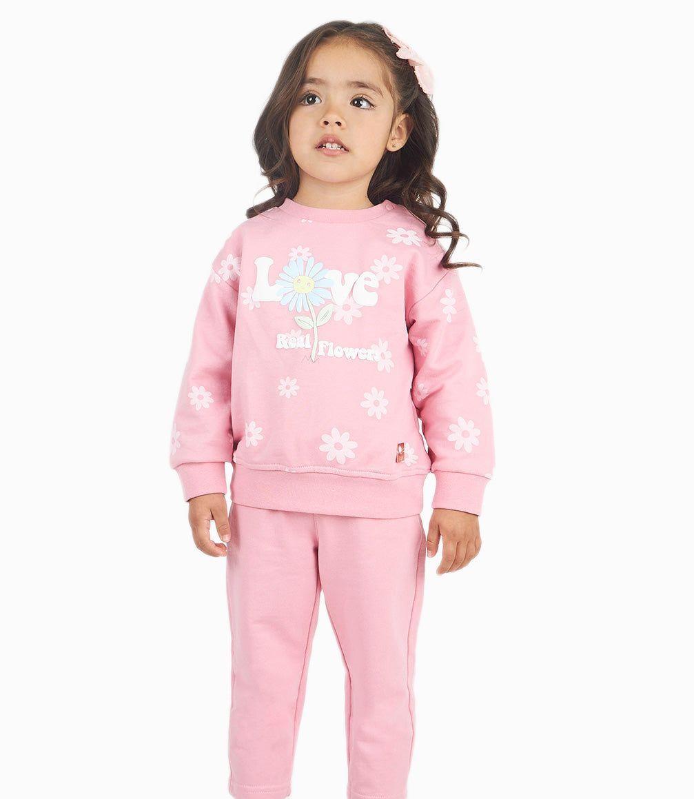 Conjunto Bebé Niña Estampado Rosado 4 Kids-6