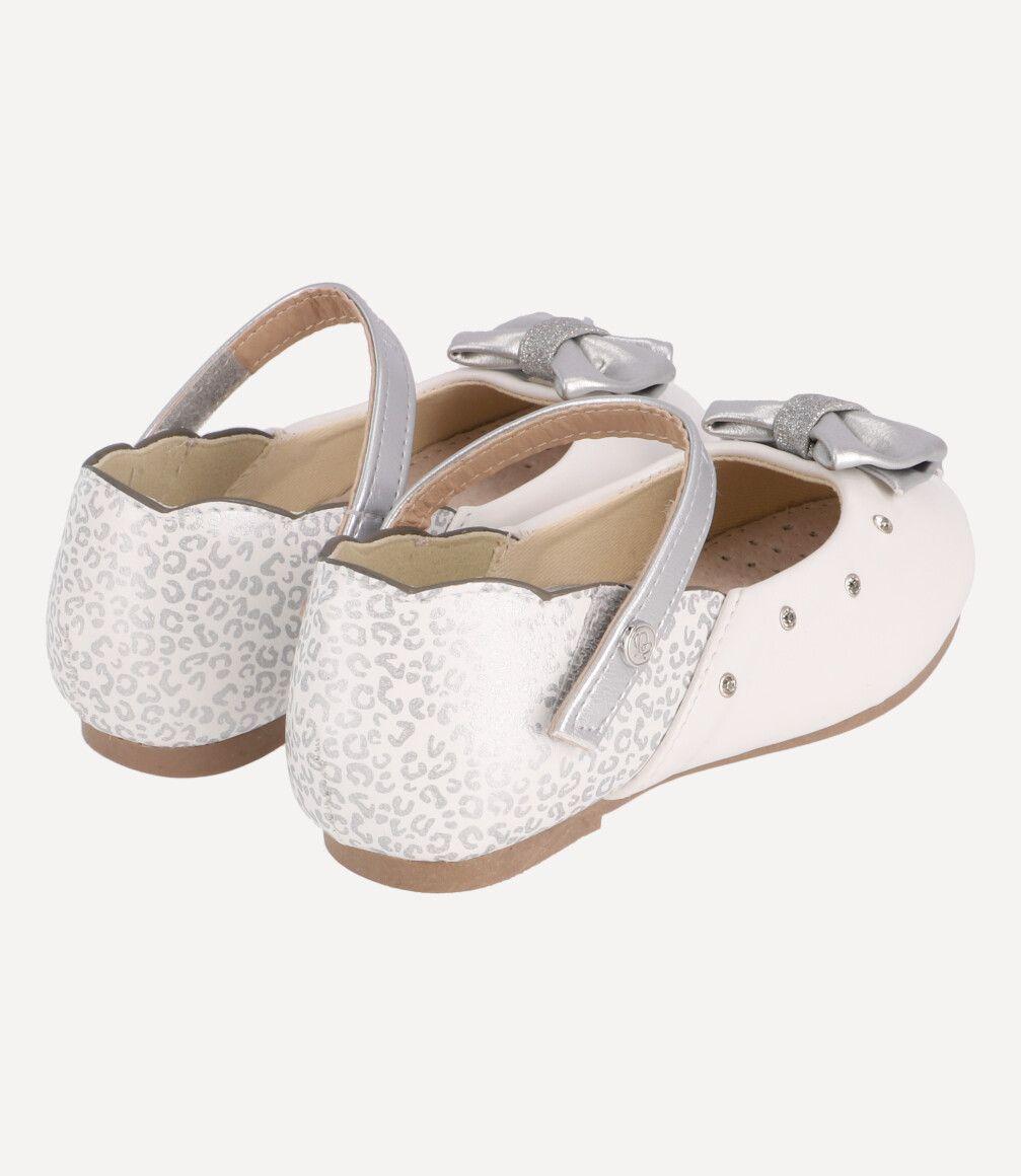 Bailarina Con Animal Print Bebé Niña Blanco Limonada-2