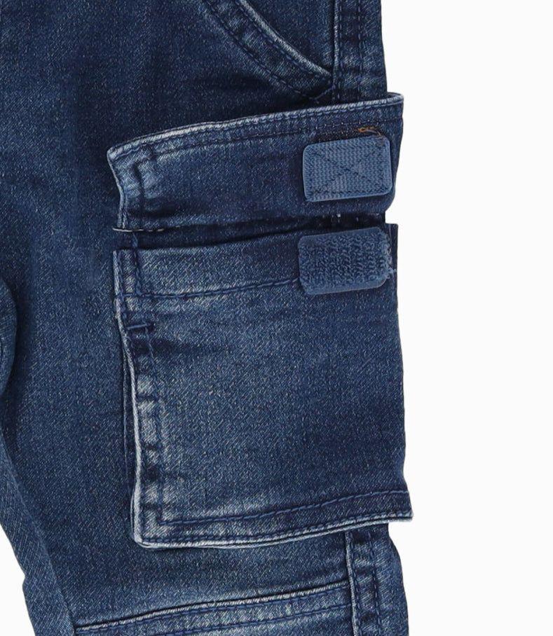 Jeans niño pitillos azul Black and Blue-2