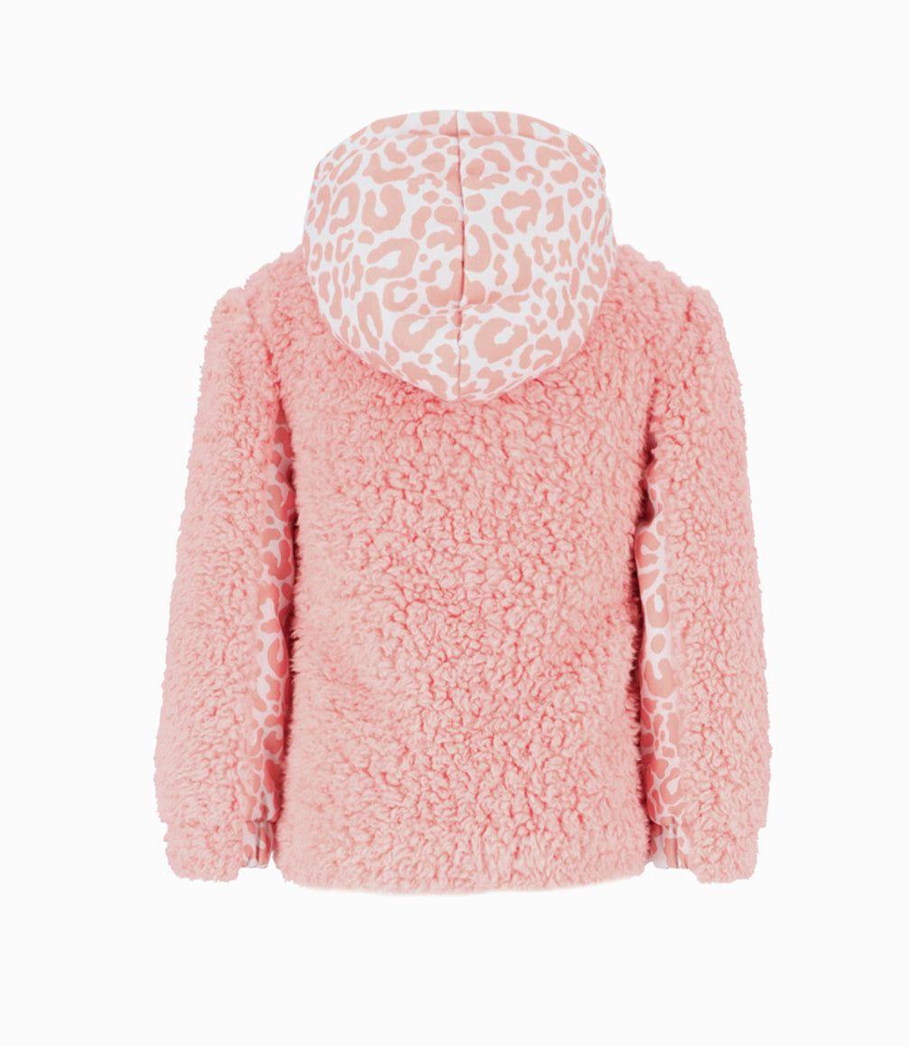 Polerón niña animal print rosado 4 Kids-1