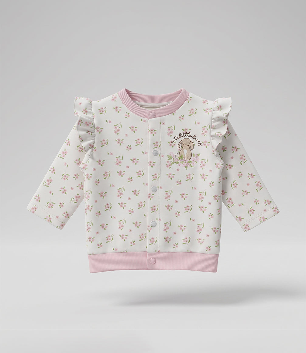 Buzo recién nacida con vuelos F13191270202 rosado 4 Kids-1