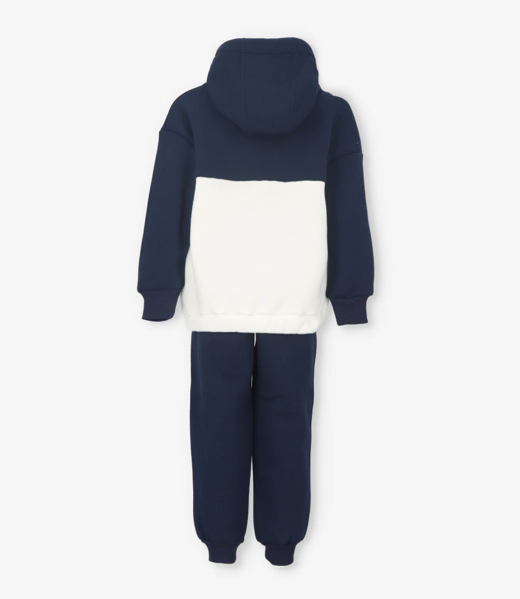 Buzo niño athletic azul marino Black and Blue-3