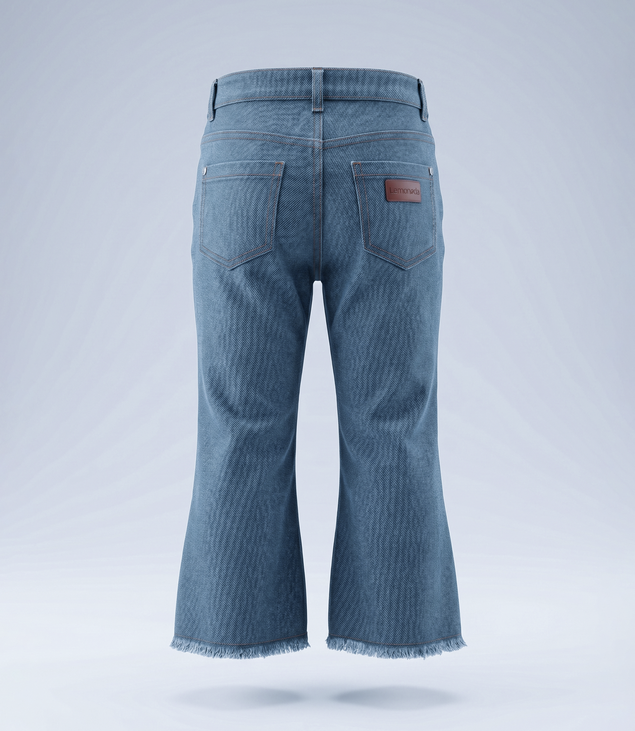 Jeans niña acampanado  L11111270174 denim celeste Limonada-2