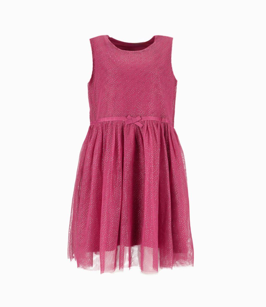 Conjunto niña de vestido y abrigo burdeo Limonada-2