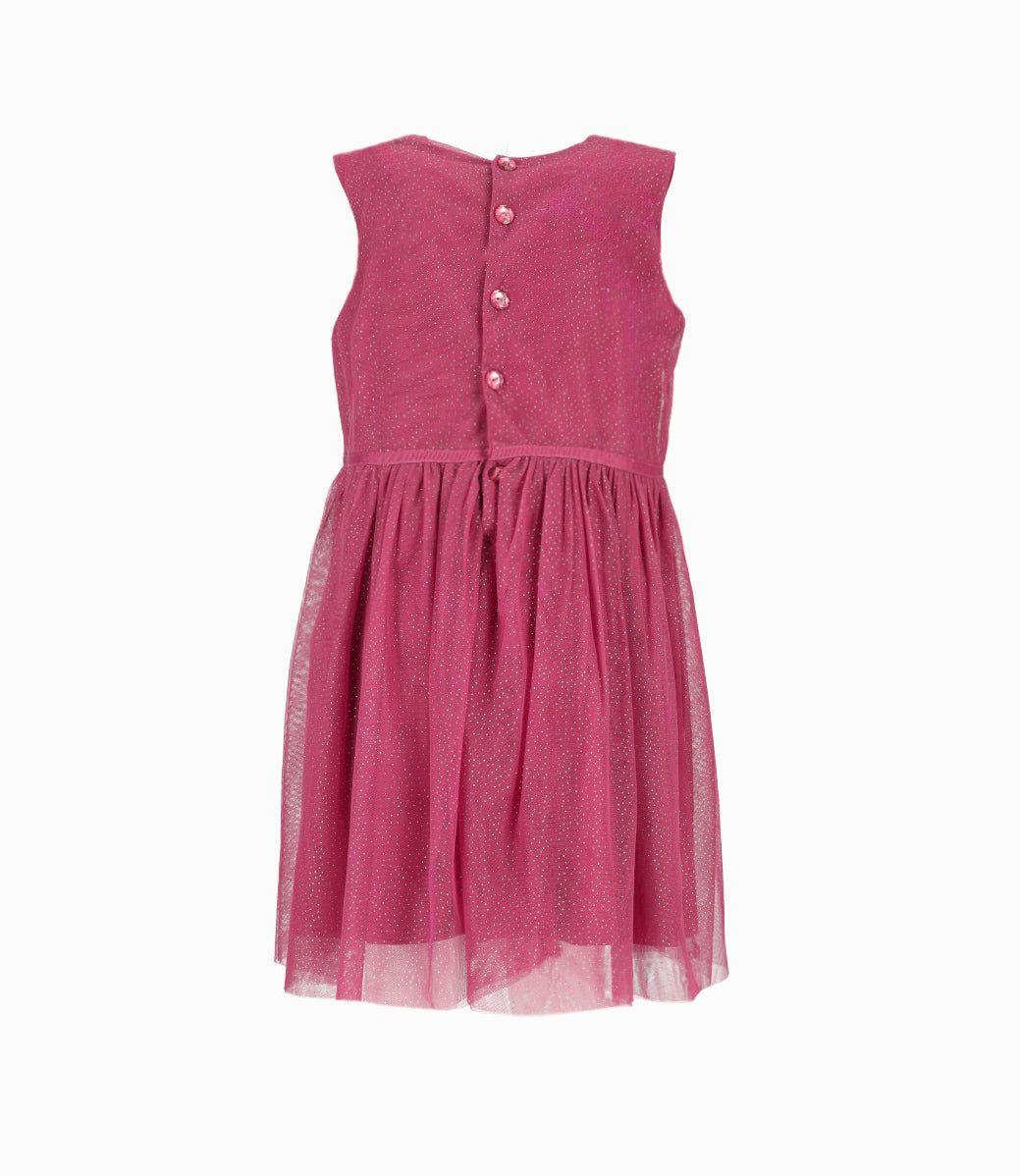 Conjunto niña de vestido y abrigo burdeo Limonada-3
