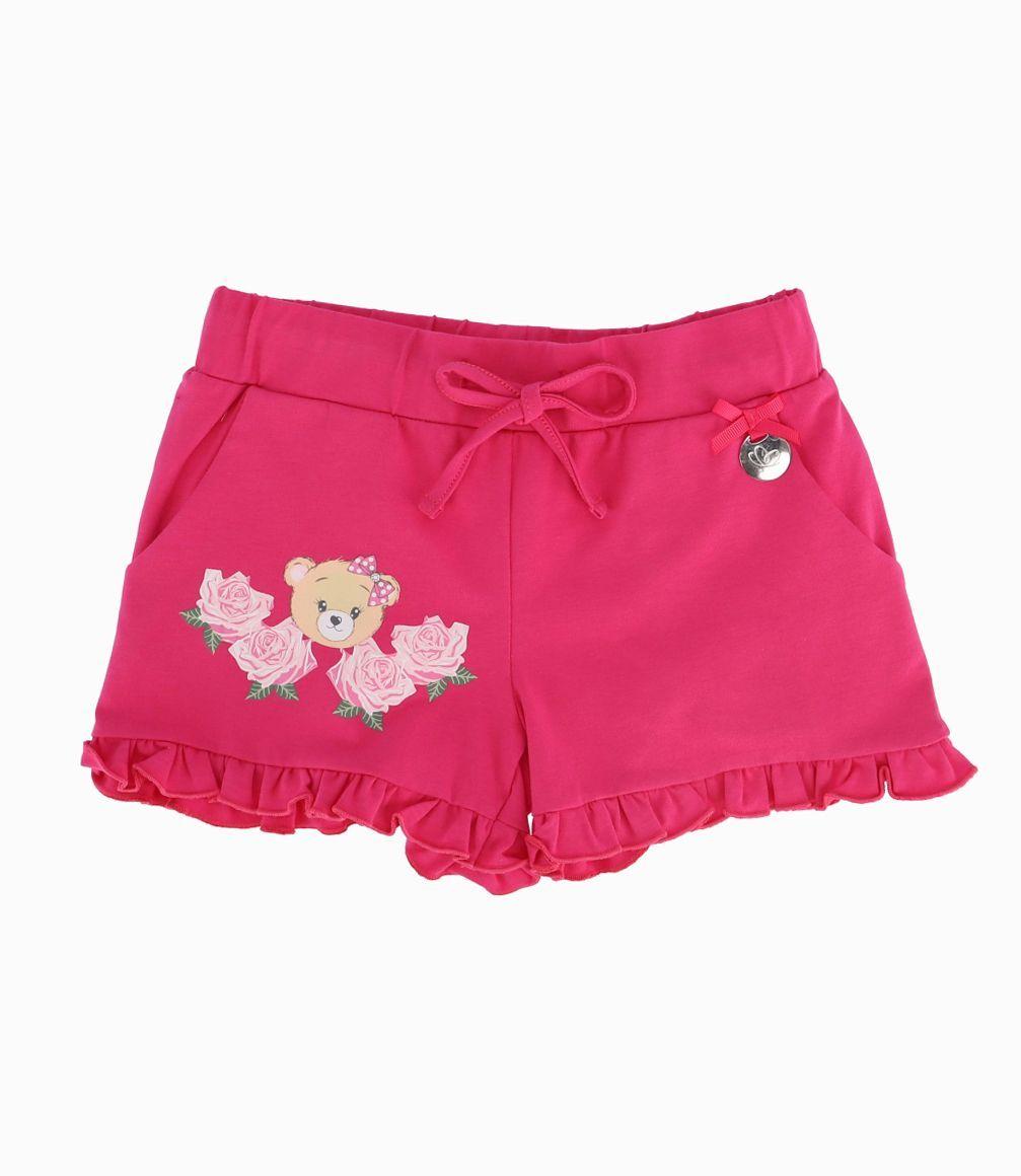 Short Con Volantes Niña Frutilla Limonada-1