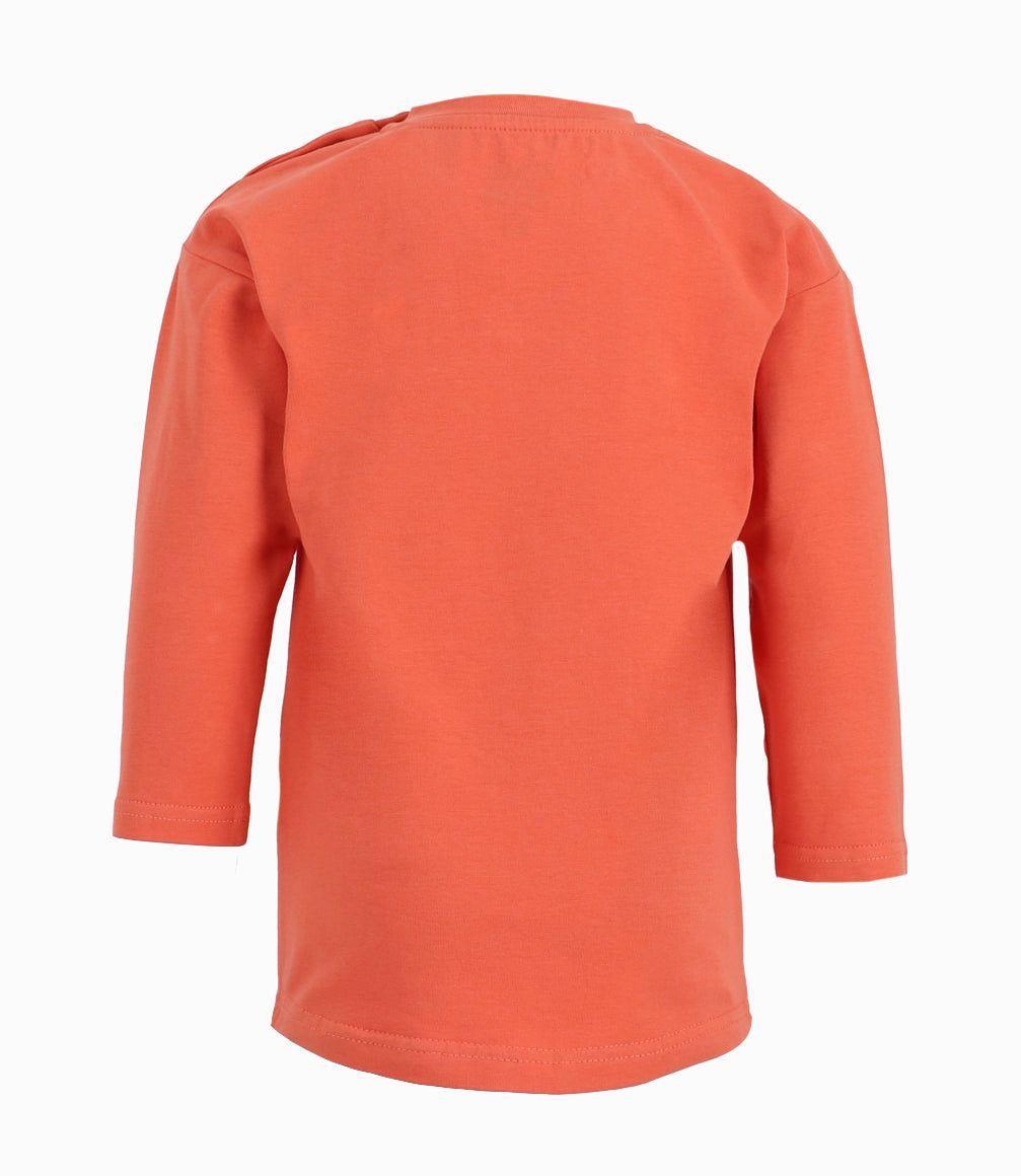 Polera Bebé Niño Con Grafiti Black And Blue Naranjo-1